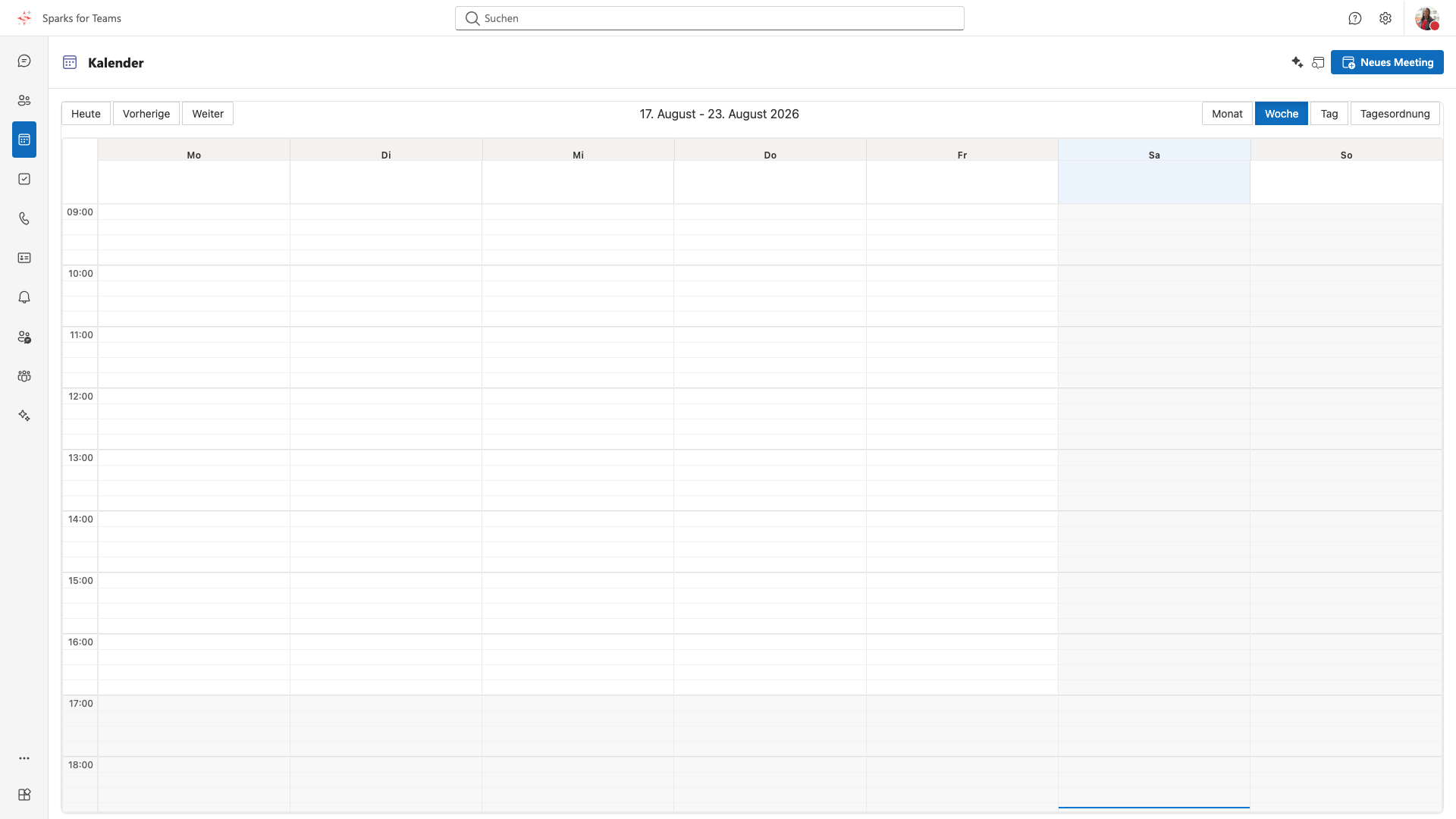 Kalender Wochenansicht