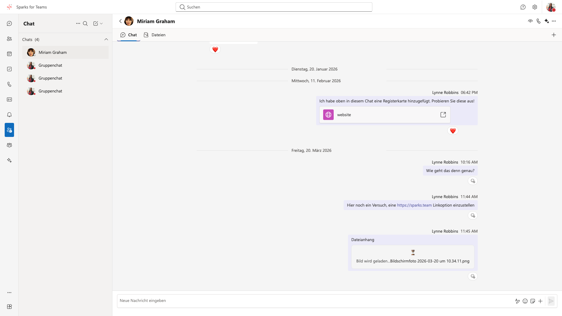 Microsoft Teams Chat