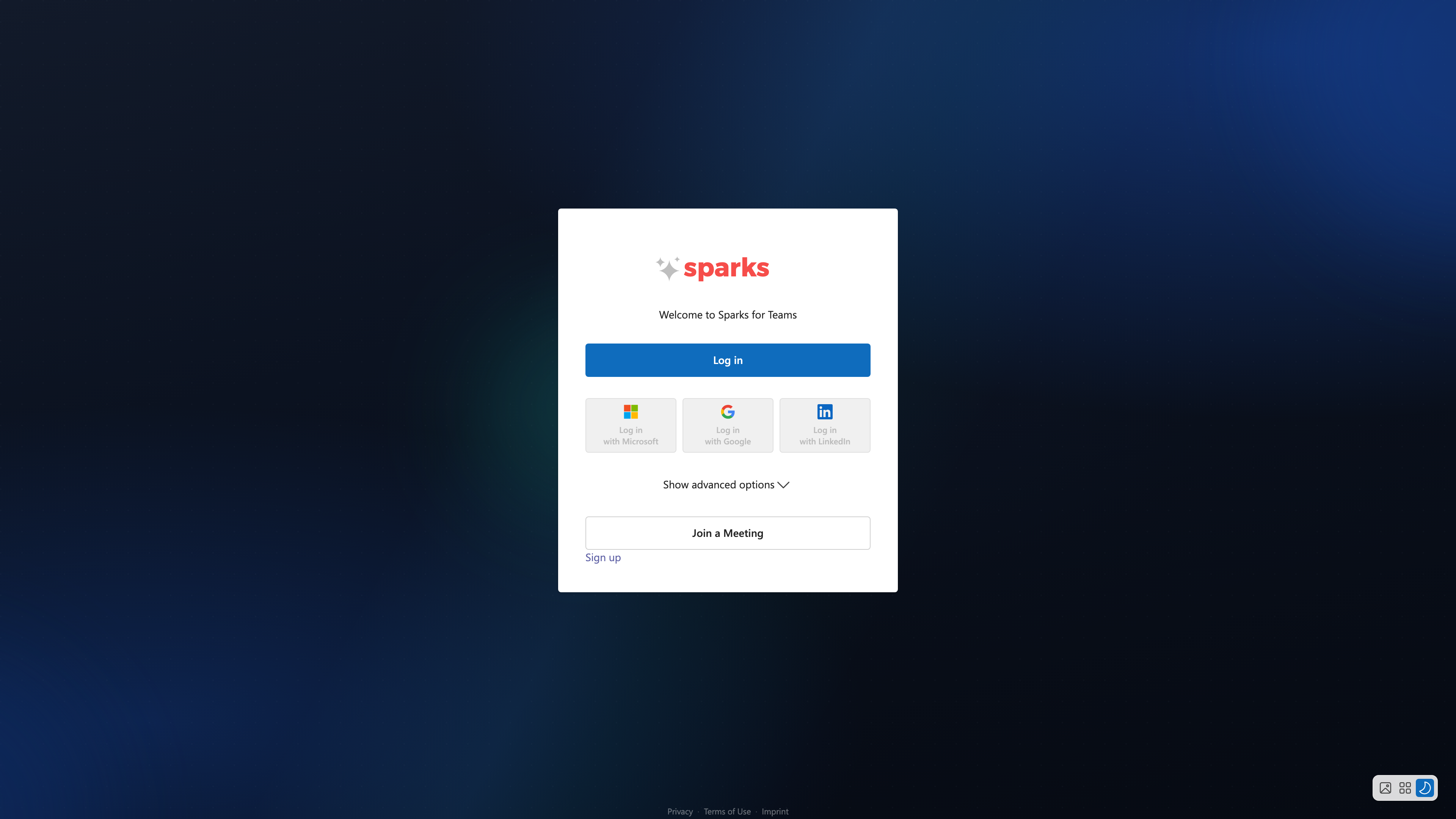 Login Screen