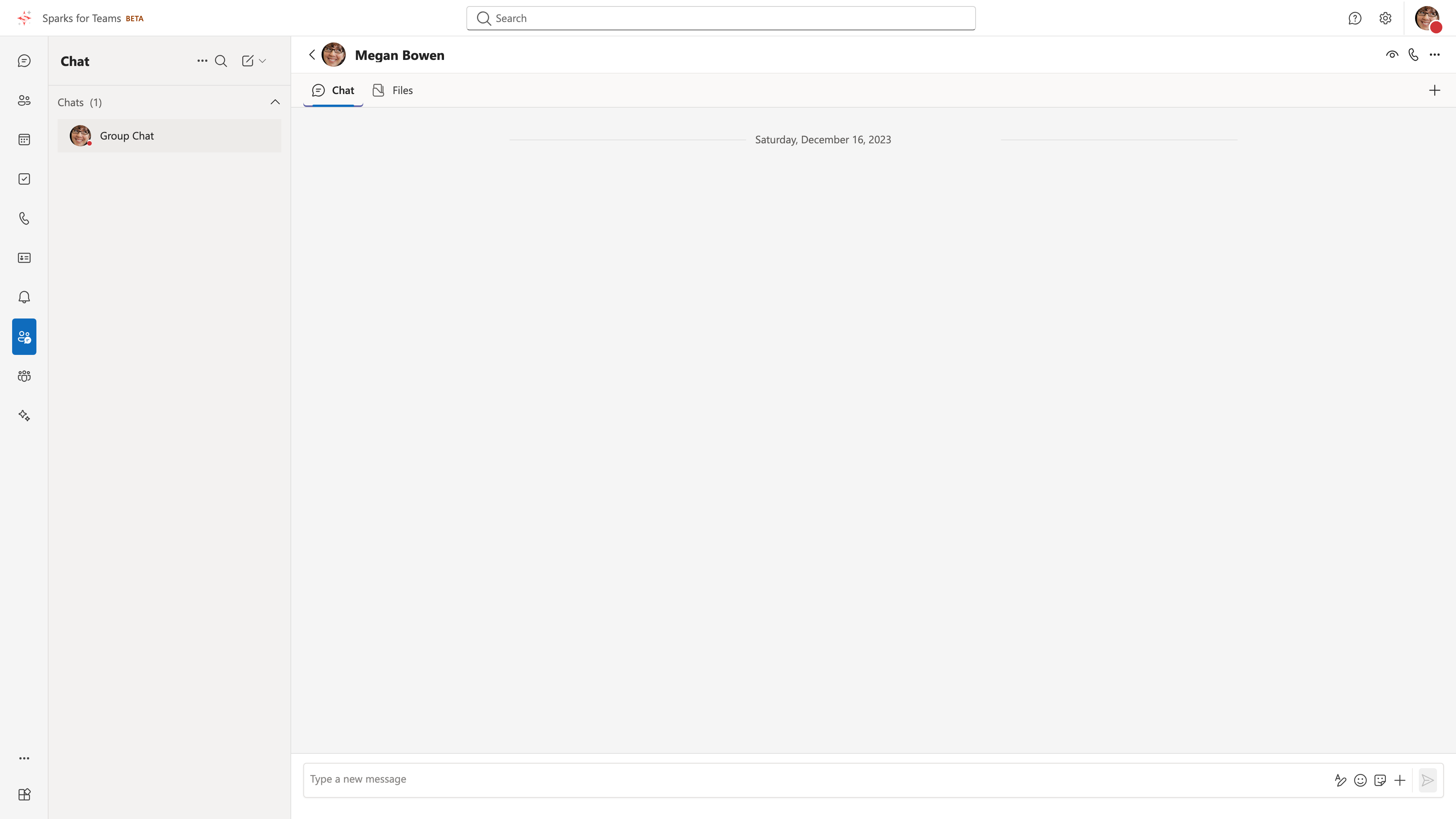 Microsoft Teams chat